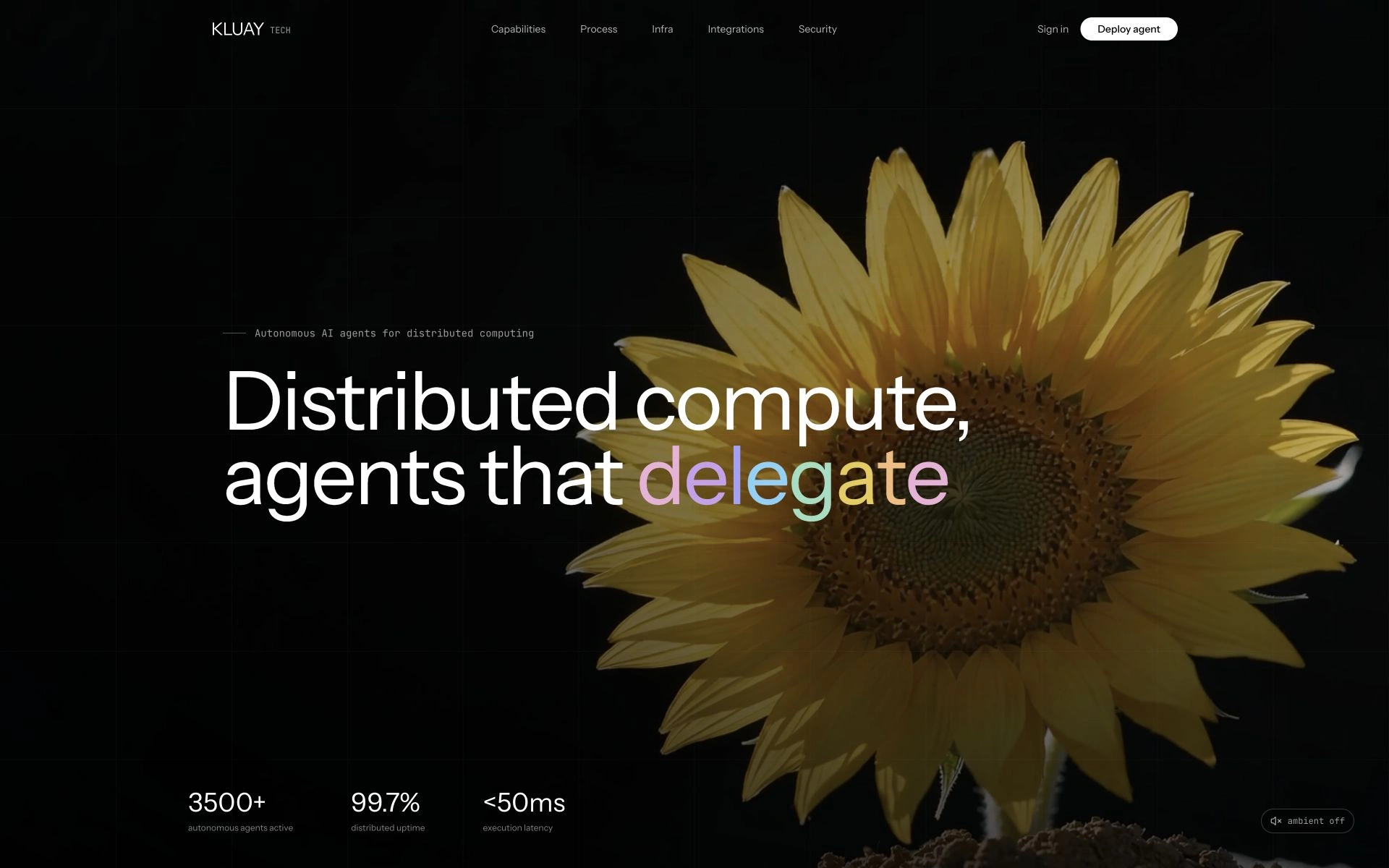 Kluay Tech — desktop website