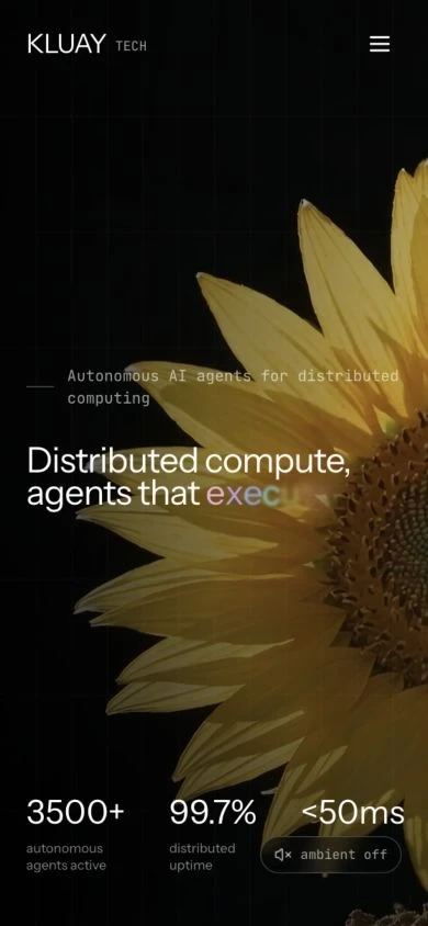 Kluay Tech — mobile website