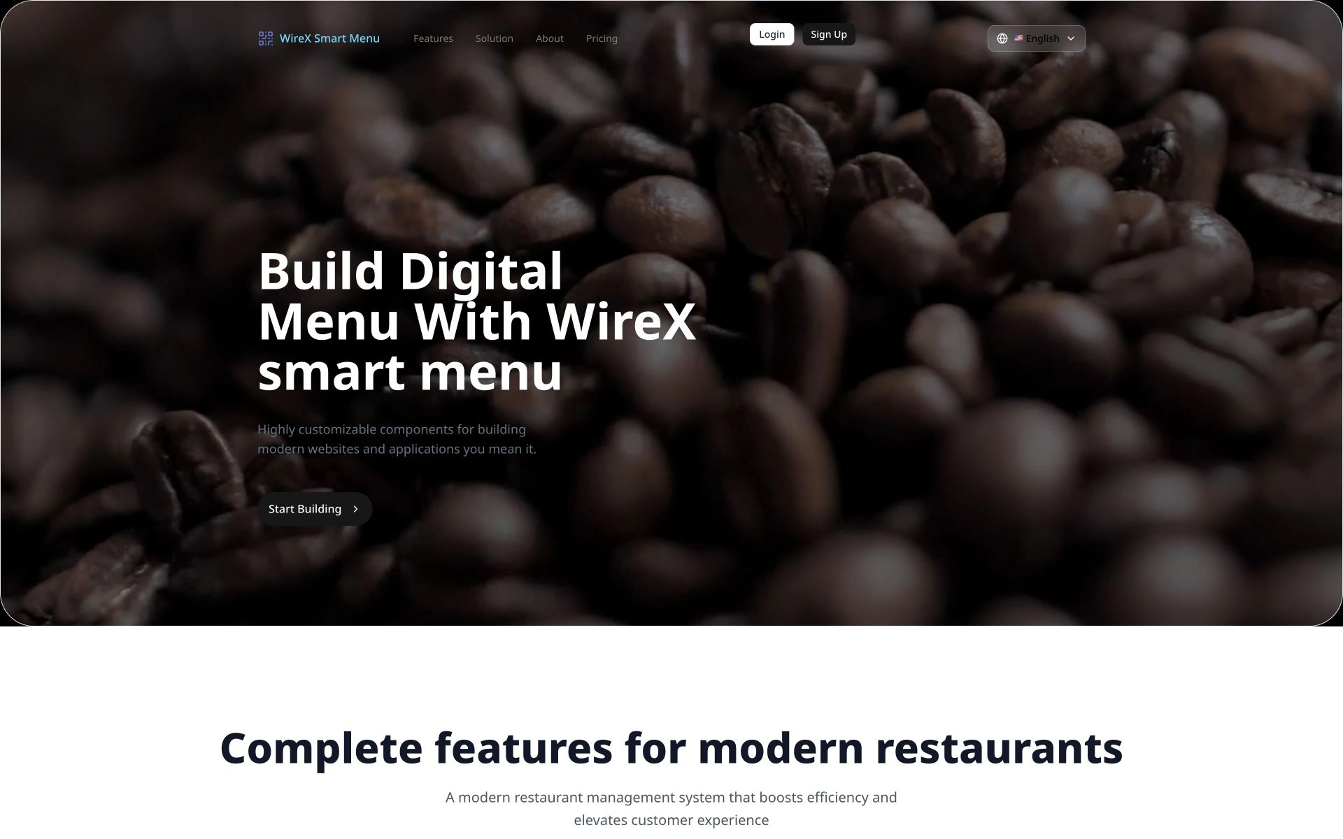 WireXTech — desktop website