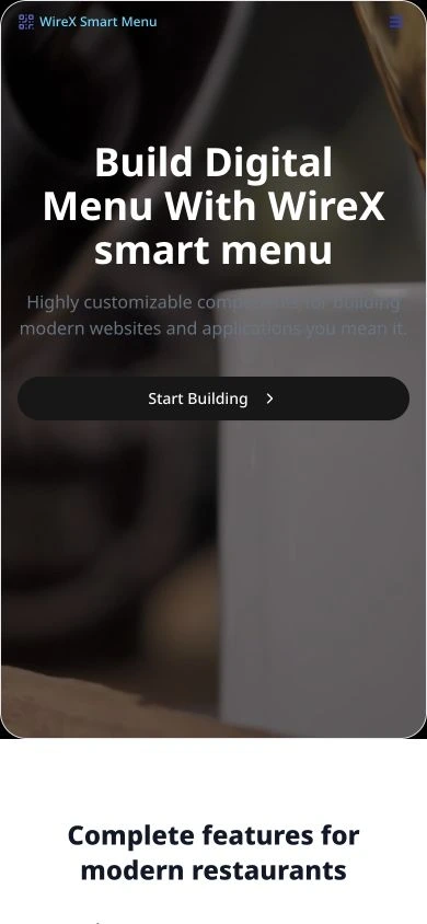 WireXTech — mobile website